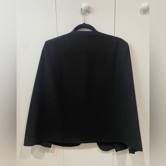 Zara Black Blazer Cape Size M - Picture 4 of 4